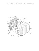 SELF-LIGATING ORTHODONTIC BRACKET HAVING UNDERCUTS AND RELATED METHODS diagram and image