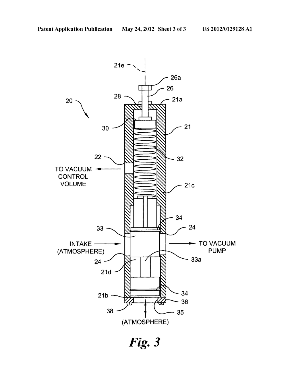 Vacuum Level Control Valve For A Dental Vacuum System - diagram, schematic, and image 04