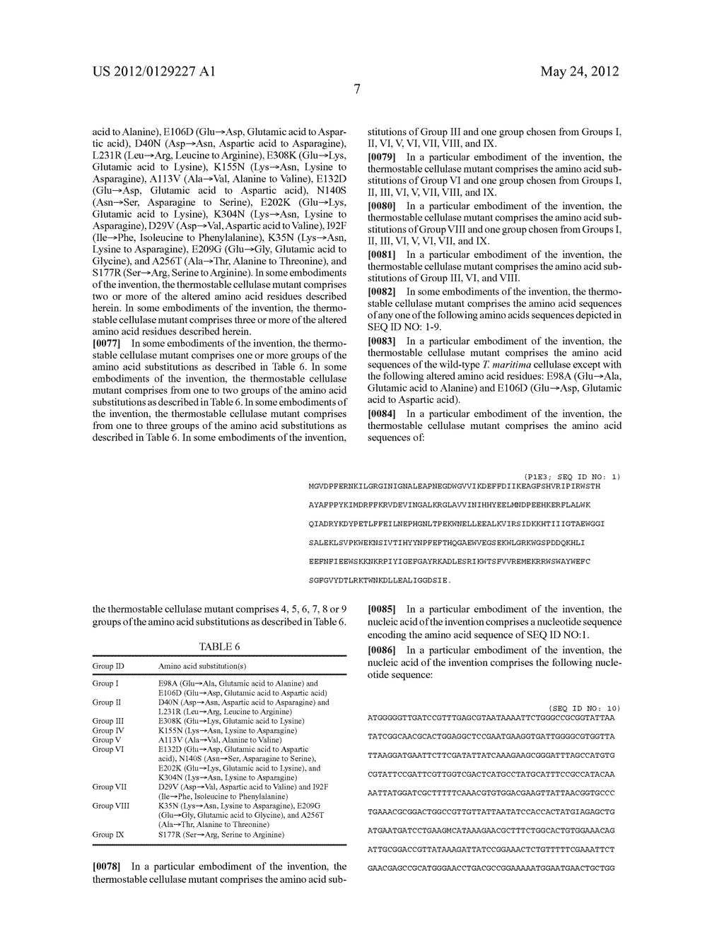 THERMOSTABLE CELLULASES, AND MUTANTS THEREOF, CAPABLE OF HYDROLYZING     CELLULOSE IN IONIC LIQUID - diagram, schematic, and image 11