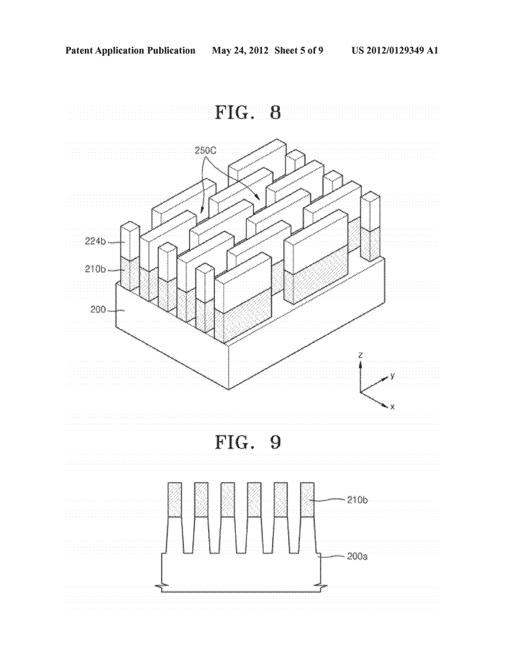 METHOD OF FORMING PATTERNS FOR SEMICONDUCTOR DEVICE - diagram, schematic, and image 06