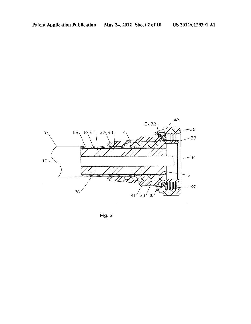 Connector And Coaxial Cable With Molecular Bond Interconnection - diagram, schematic, and image 03