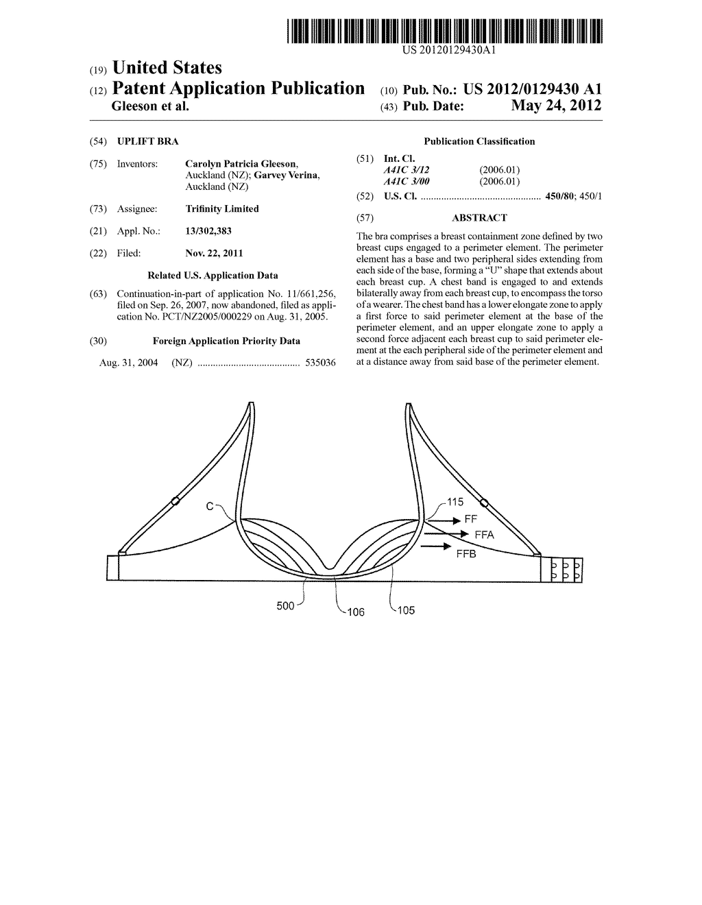 UPLIFT BRA - diagram, schematic, and image 01