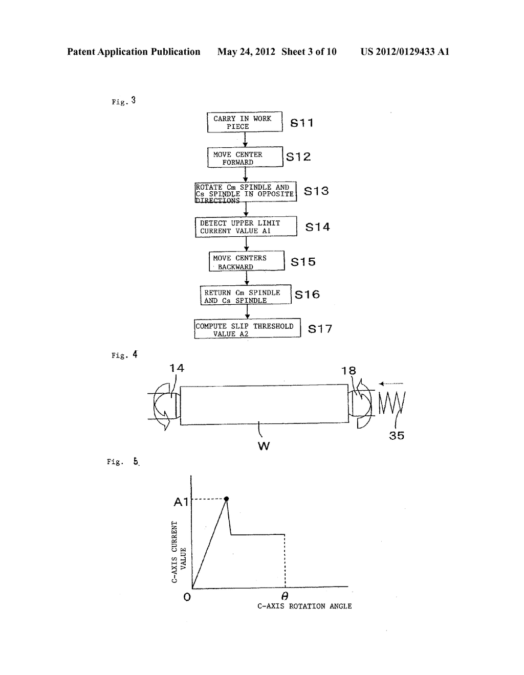 METHOD AND DEVICE FOR PREVENTING SLIP OF WORK PIECE - diagram, schematic, and image 04