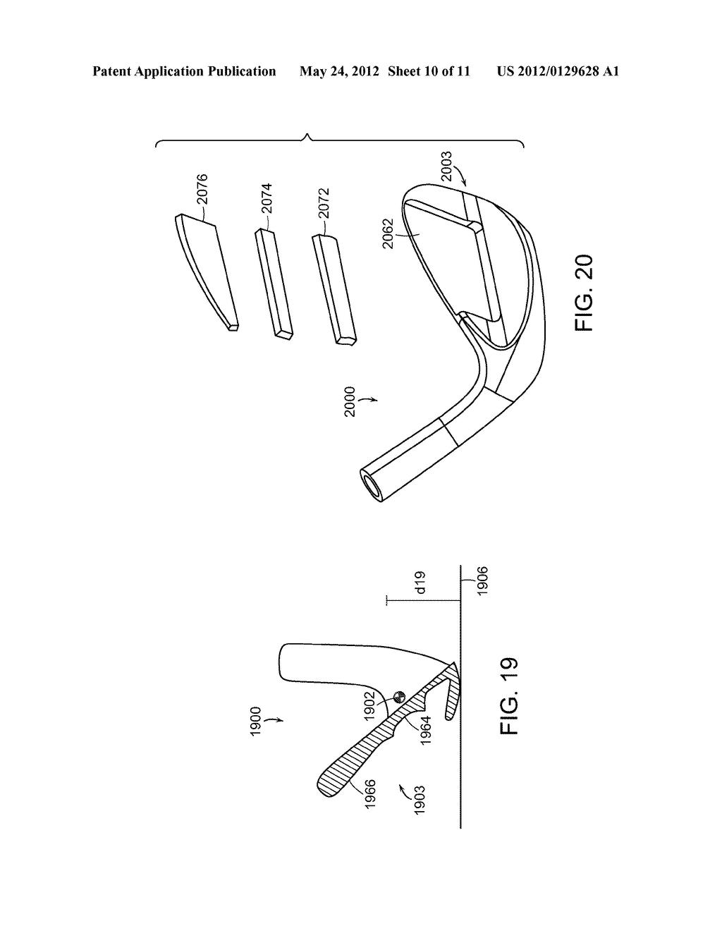 WEDGE TYPE GOLF CLUB HEAD - diagram, schematic, and image 11