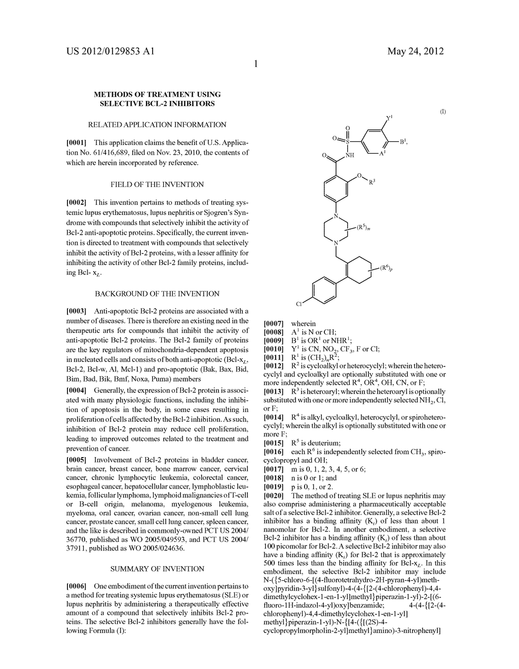 METHODS OF TREATMENT USING SELECTIVE BCL-2 INHIBITORS - diagram, schematic, and image 16