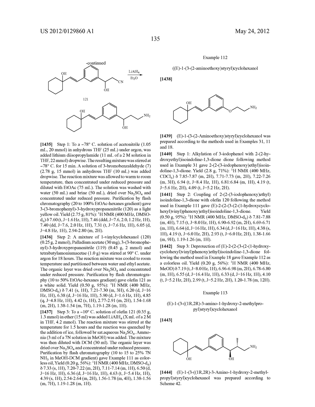 STYRENYL DERIVATIVE COMPOUNDS FOR TREATING OPHTHALMIC DISEASES AND     DISORDERS - diagram, schematic, and image 138