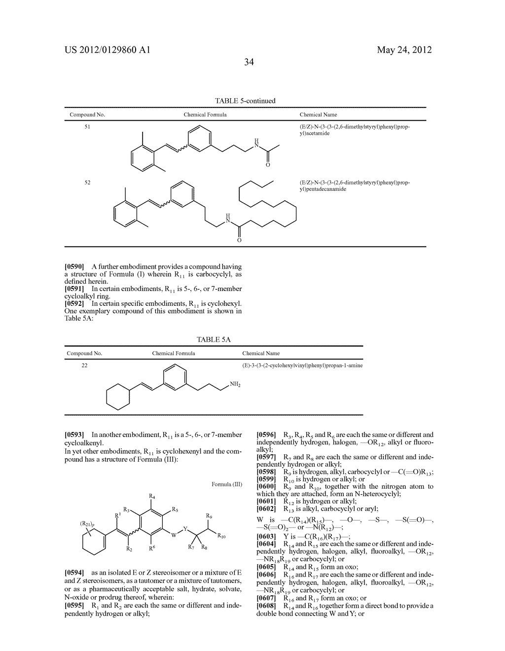 STYRENYL DERIVATIVE COMPOUNDS FOR TREATING OPHTHALMIC DISEASES AND     DISORDERS - diagram, schematic, and image 37