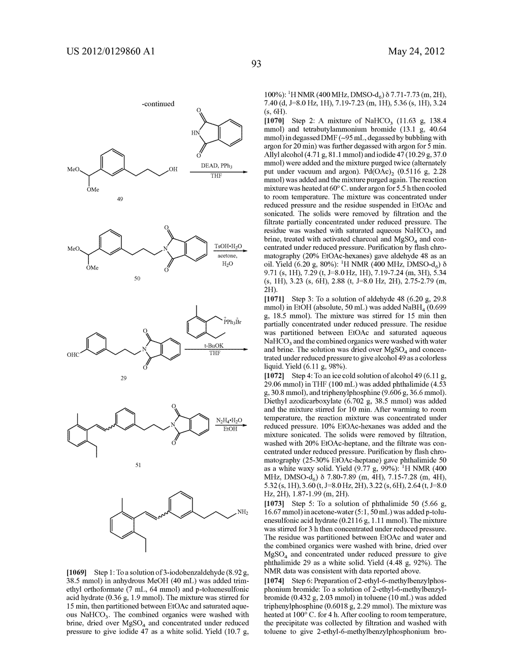 STYRENYL DERIVATIVE COMPOUNDS FOR TREATING OPHTHALMIC DISEASES AND     DISORDERS - diagram, schematic, and image 96