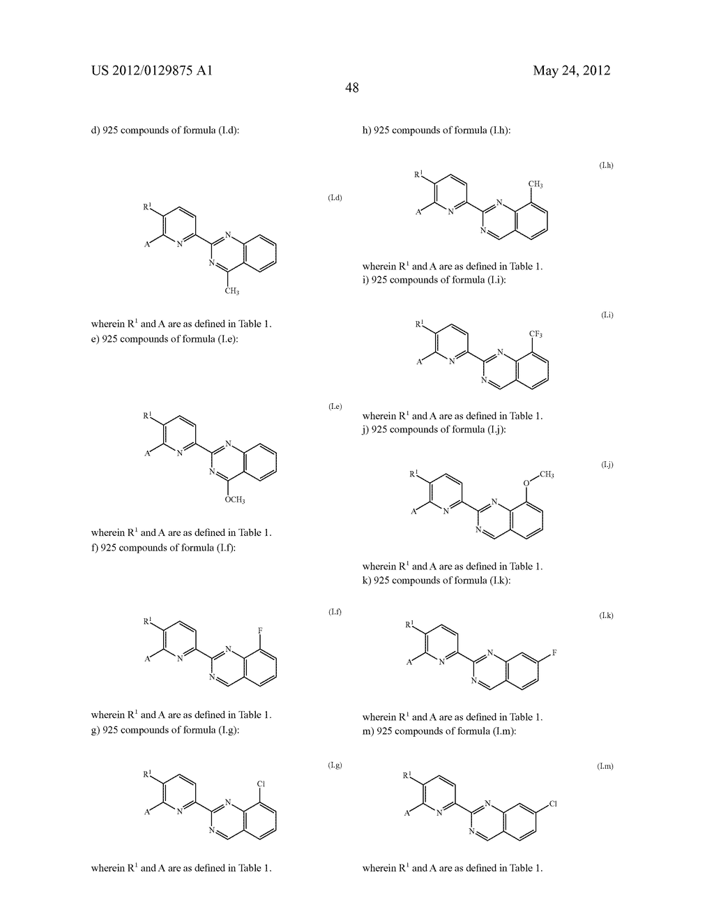 SUBSTITUTED QUINAZOLINES AS FUNGICIDES - diagram, schematic, and image 49