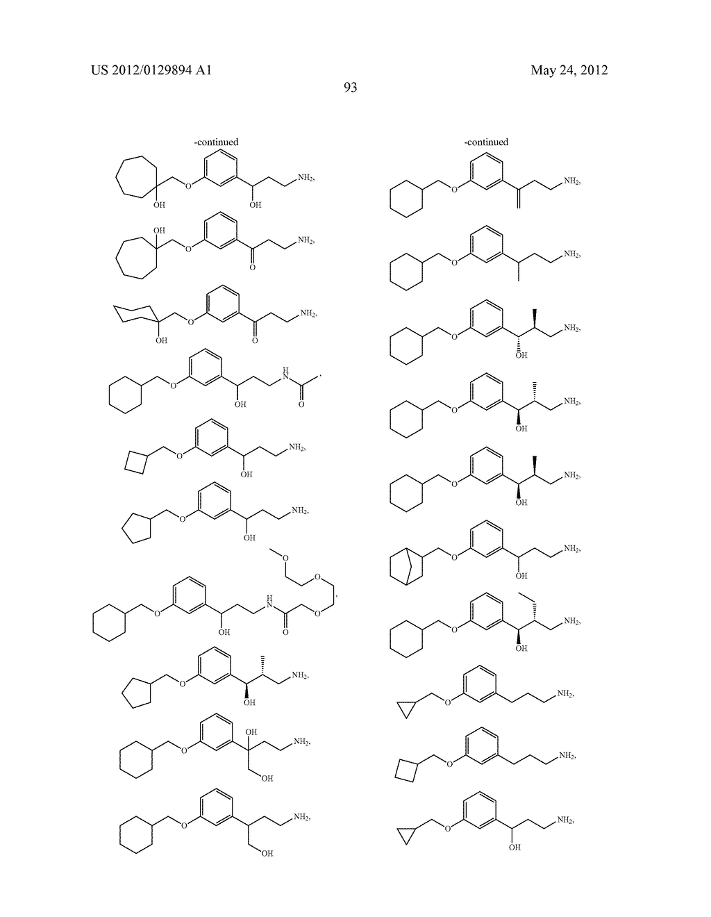 Alkoxy Compounds for Disease Treatment - diagram, schematic, and image 105