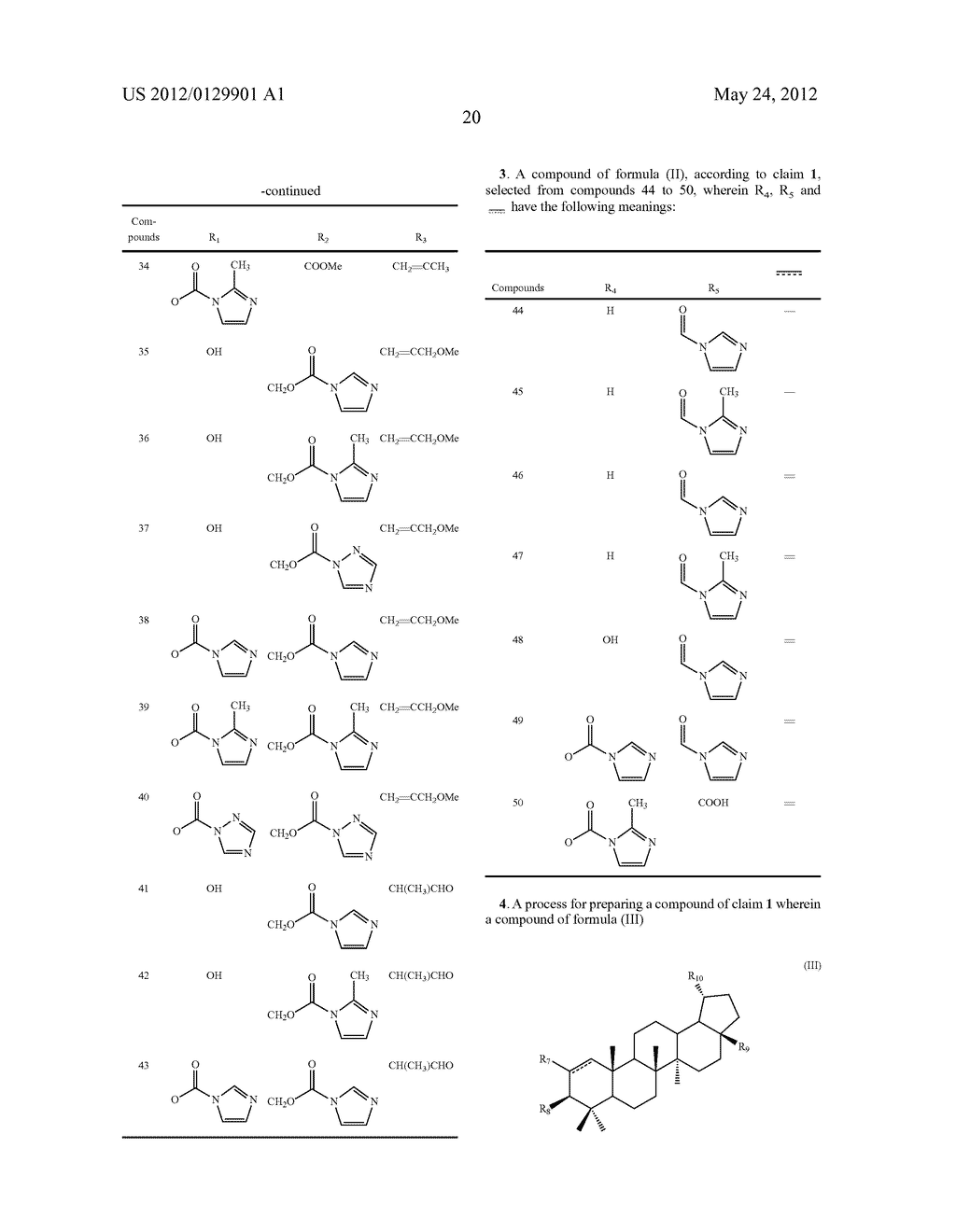 TRITERPENOID DERIVATIVES USEFUL AS ANTIPROLIFERATIVE AGENTS - diagram, schematic, and image 29