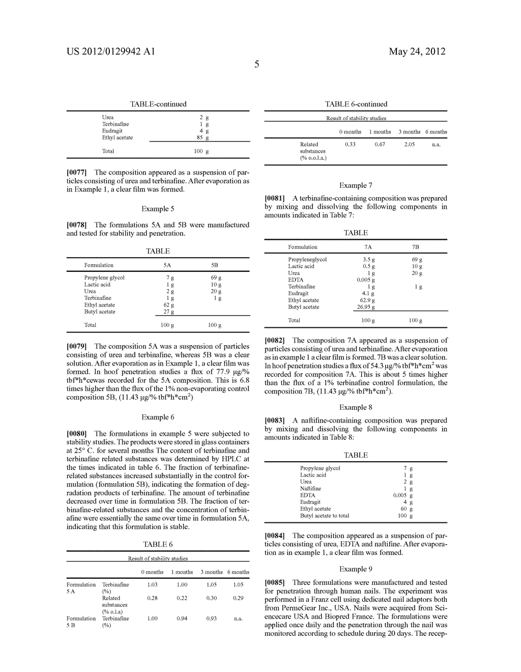 COMPOSITIONS AND METHODS FOR TREATING FUNGAL INFECTION OF THE NAIL - diagram, schematic, and image 06