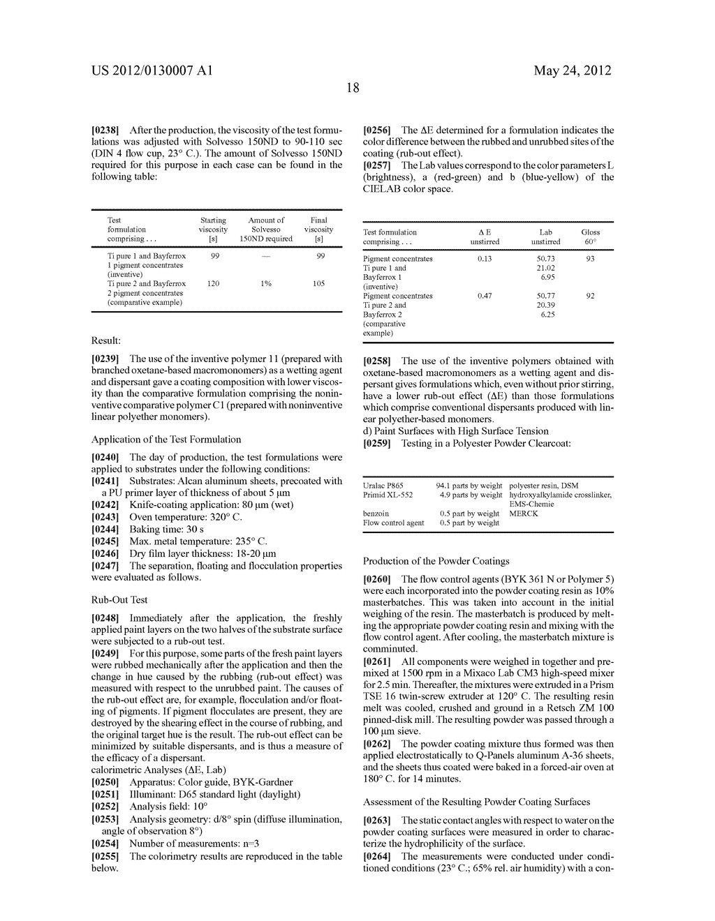 POLYMERS OBTAINABLE FROM OXETANE BASED MACROMONOMERS, METHOD FOR THE     PRODUCTION THEREOF, AND THE USE THEREOF AS ADDITIVES IN COATING AGENTS     AND PLASTICS - diagram, schematic, and image 19