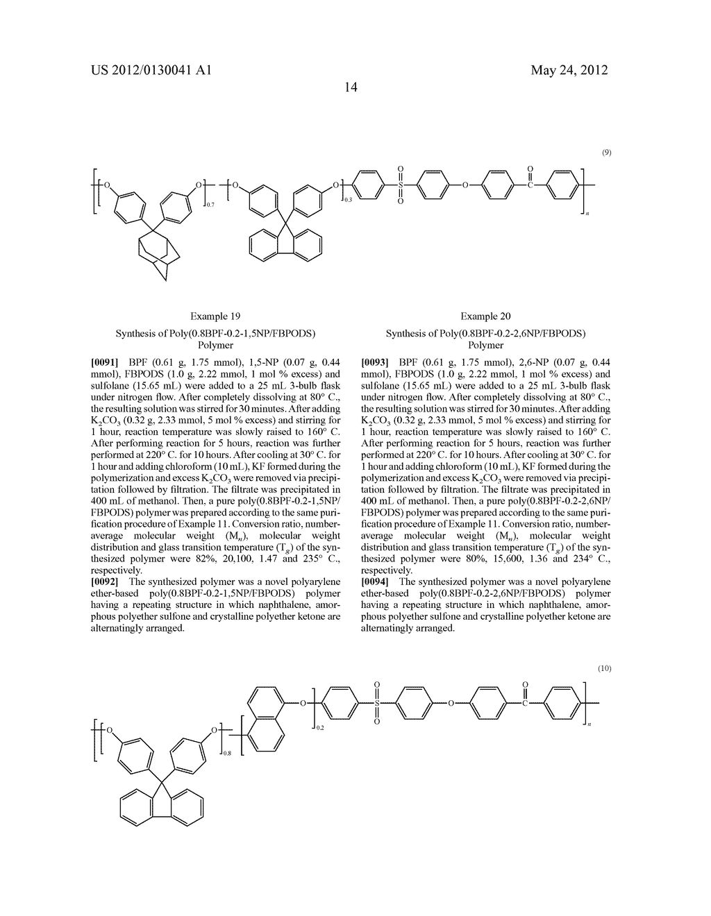 Transparent Polyarylene Ether Polymer With High Heat Resistance And Method     For Preparing The Same - diagram, schematic, and image 15