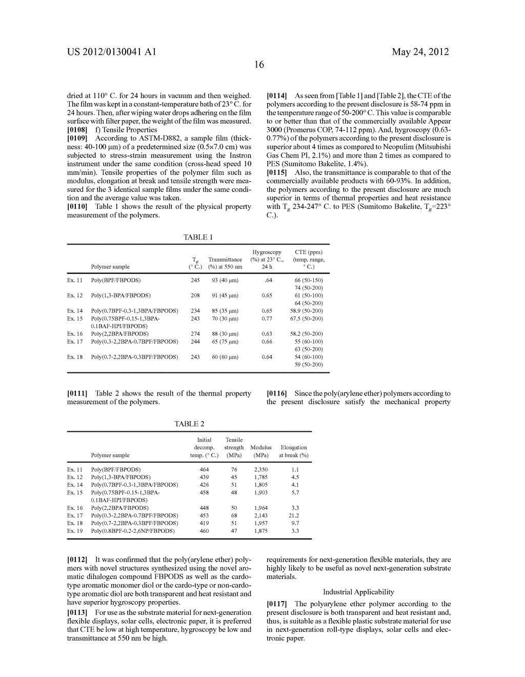 Transparent Polyarylene Ether Polymer With High Heat Resistance And Method     For Preparing The Same - diagram, schematic, and image 17