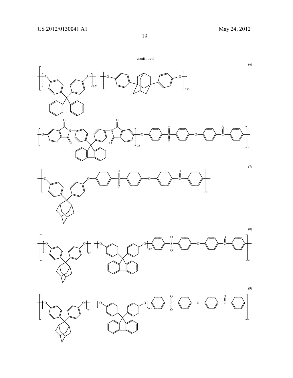 Transparent Polyarylene Ether Polymer With High Heat Resistance And Method     For Preparing The Same - diagram, schematic, and image 20