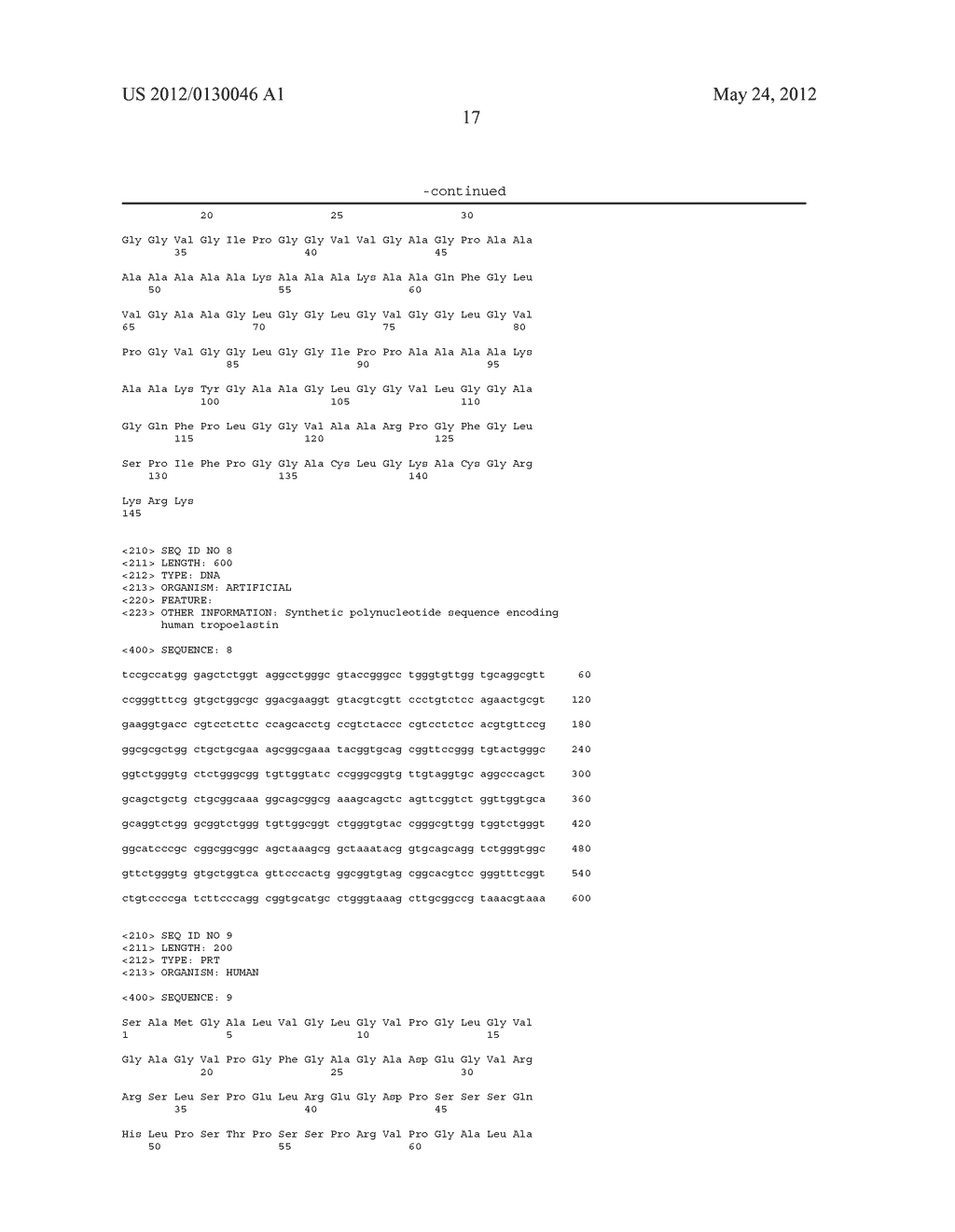 TROPOELASTIN DERIVATIVES - diagram, schematic, and image 52