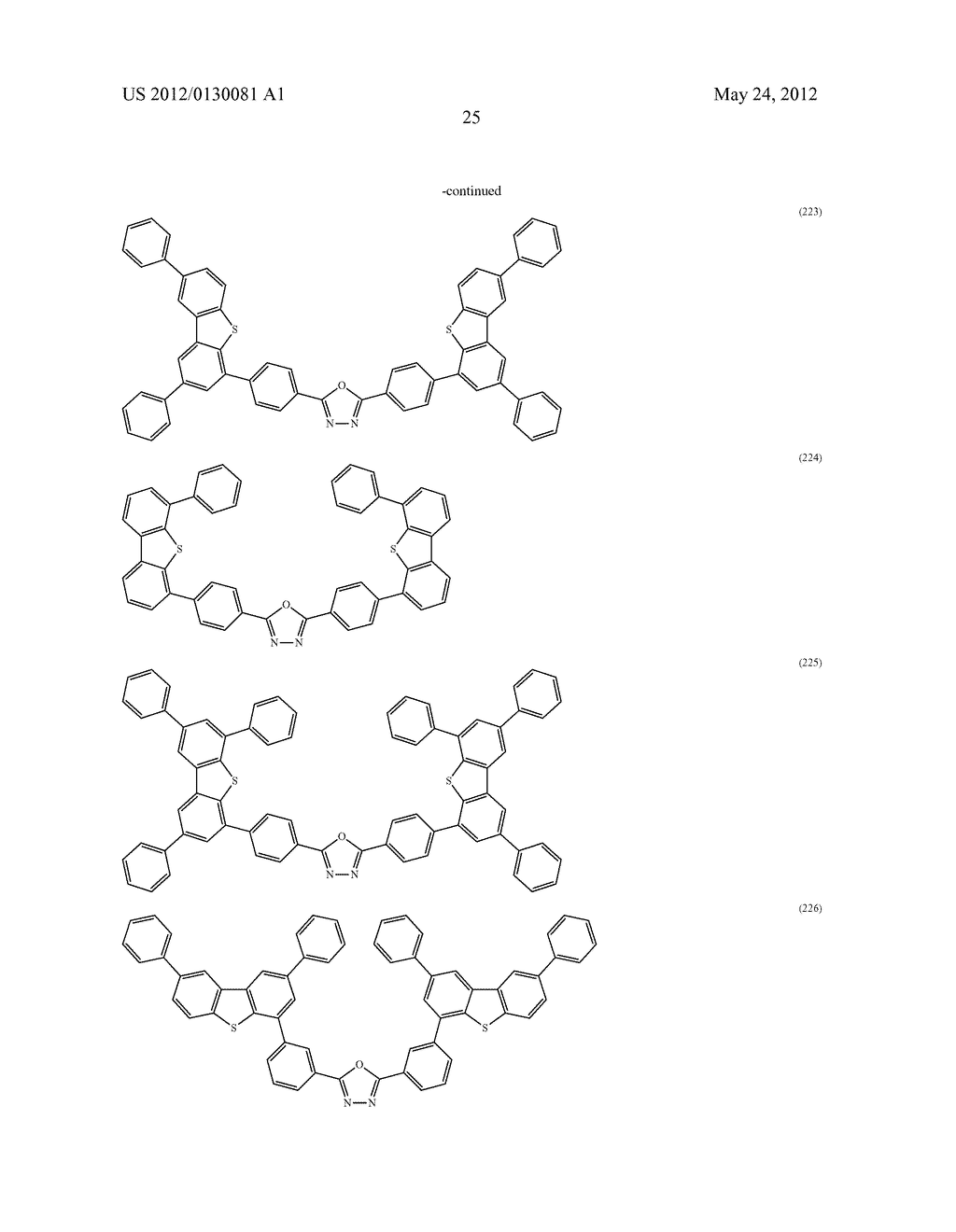 Oxadiazole Derivative, and Light-Emitting Element, Light-Emitting Device,     Electronic Device, and Lighting Device Using the Oxadiazole Derivative - diagram, schematic, and image 49