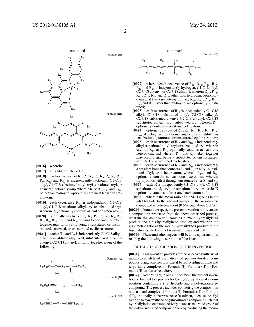SELECTIVE NON-PRECIOUS METAL-CATALYZED MONO-HYDROSILYLATION OF     POLYUNSATURATED COMPOUNDS - diagram, schematic, and image 03