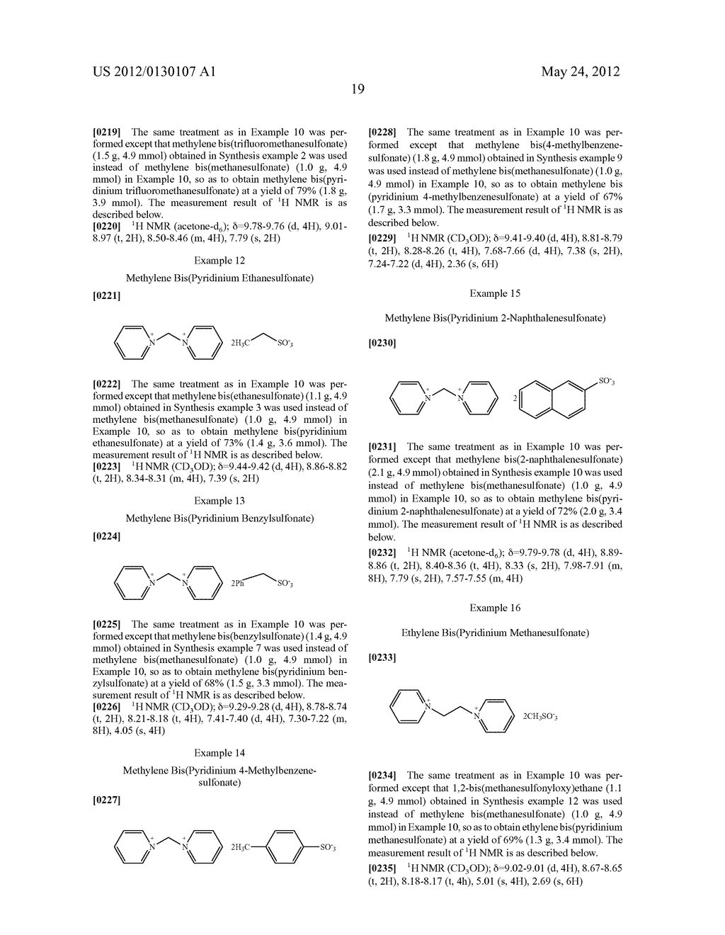 PROCESS FOR PRODUCTION OF BIS-QUATERNARY AMMONIUM SALT, AND NOVEL     INTERMEDIATE - diagram, schematic, and image 21