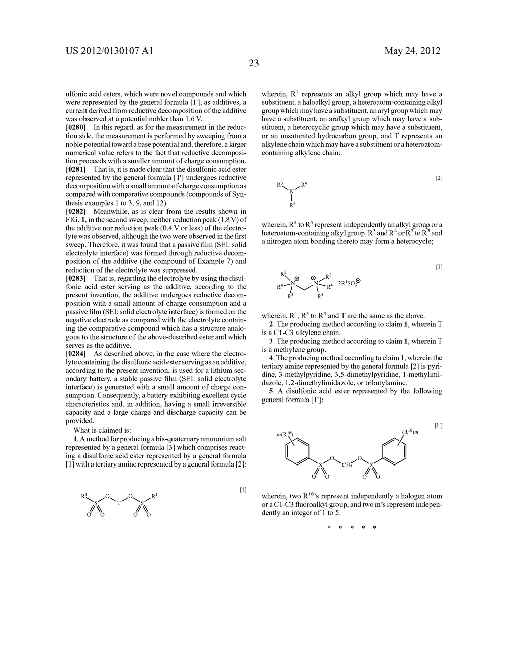 PROCESS FOR PRODUCTION OF BIS-QUATERNARY AMMONIUM SALT, AND NOVEL     INTERMEDIATE - diagram, schematic, and image 25