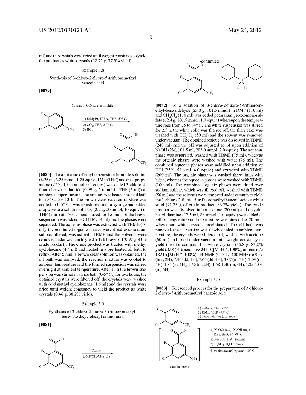 PROCESS FOR THE PREPARATION OF HALOGENATED BENZOIC ACID DERIVATIVES - diagram, schematic, and image 10