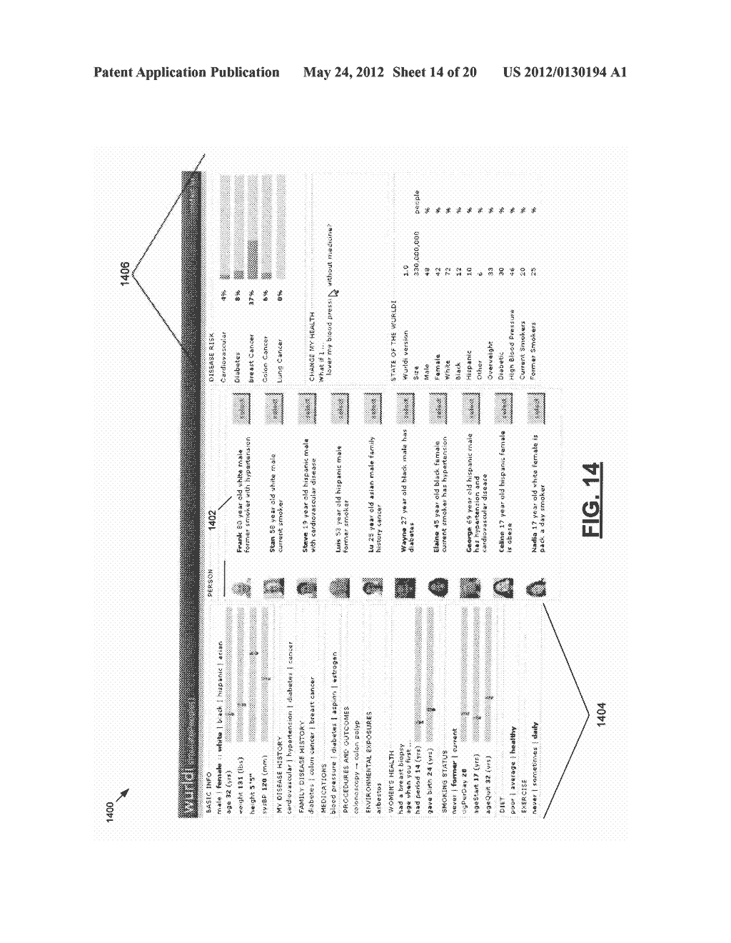 Systems And Methods For Providing A Real-Time Health Risk Assessment - diagram, schematic, and image 15