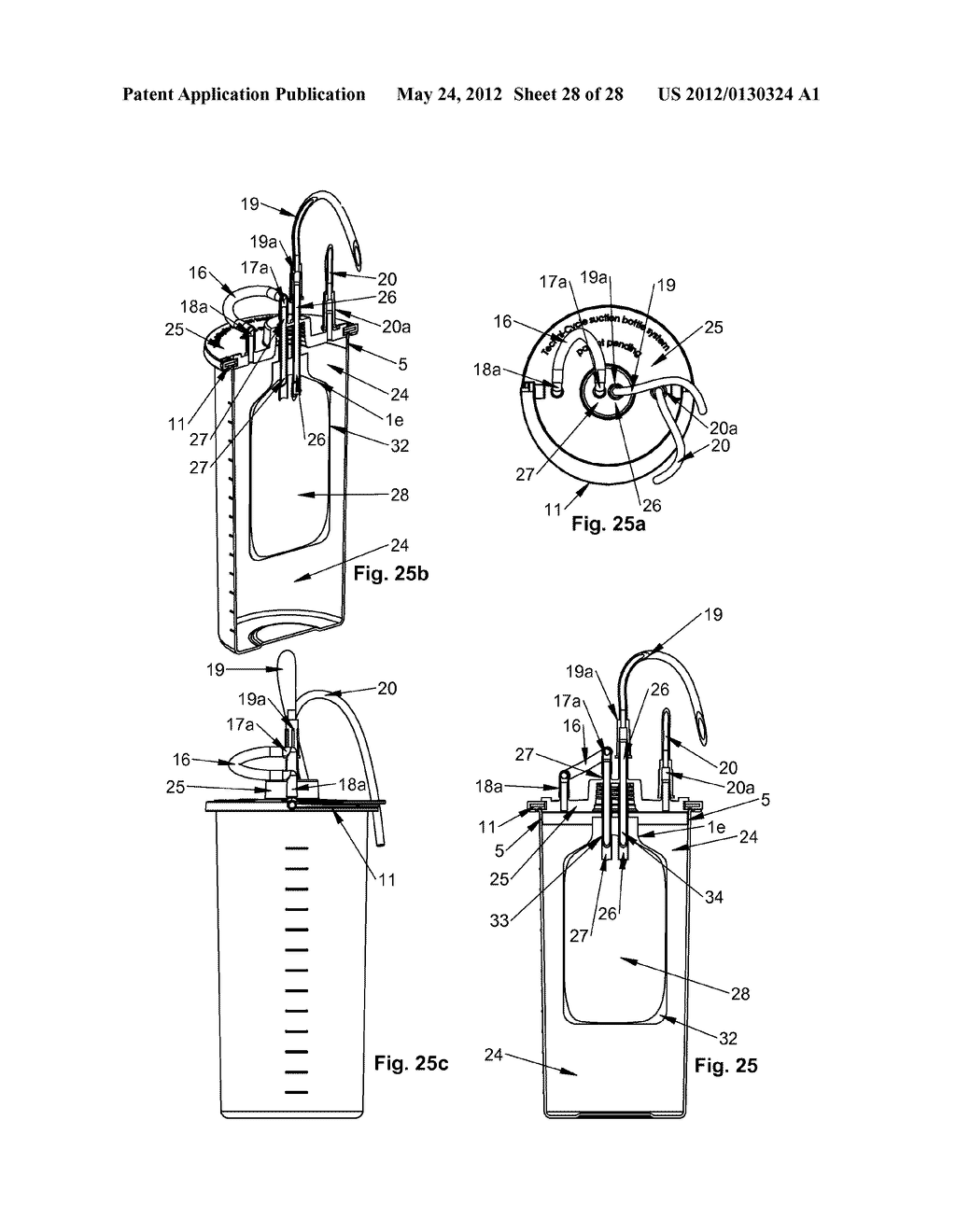 Method and apparatus for transforming a delivery container into a waste     disposal system - diagram, schematic, and image 29