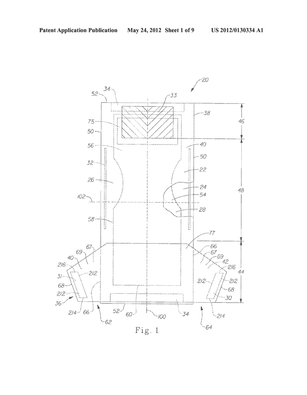 Refastenable Absorbent Article and a Method of Applying Thereof - diagram, schematic, and image 02