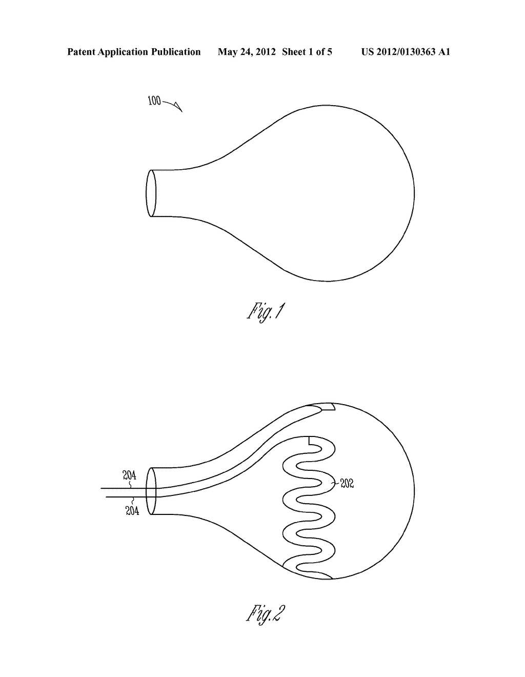 INVERTED BALLOON RF ABLATION CATHETER AND METHOD - diagram, schematic, and image 02