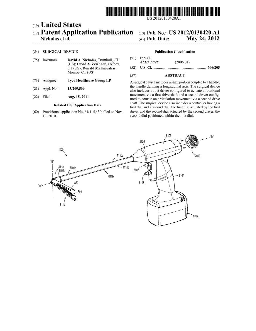 SURGICAL DEVICE - diagram, schematic, and image 01