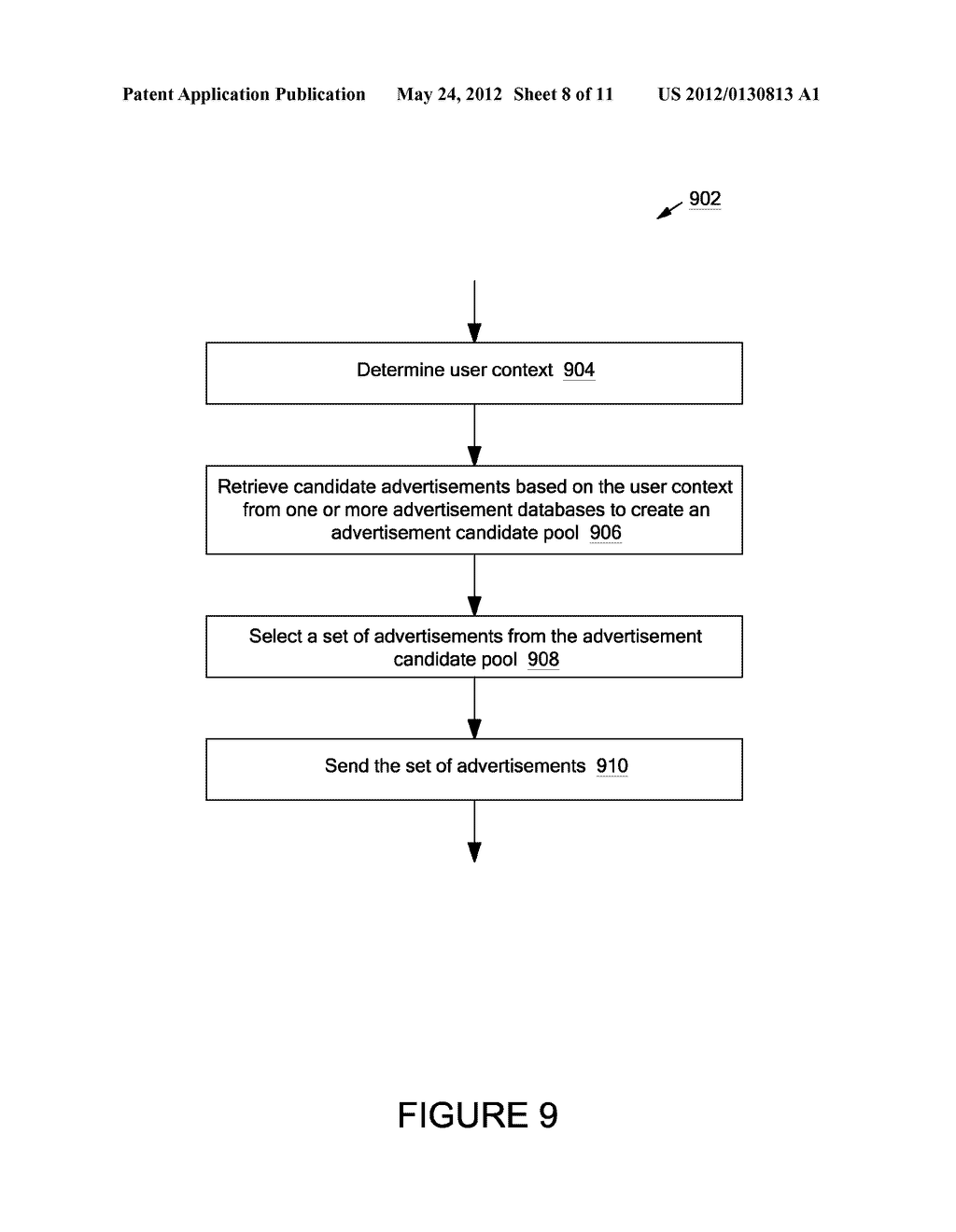 SELECTING ADVERTISEMENTS FOR USERS VIA A TARGETING DATABASE - diagram, schematic, and image 09