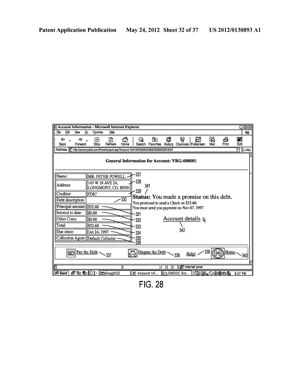 SYSTEM AND METHOD FOR DEBT PRESENTMENT AND RESOLUTION - diagram, schematic, and image 33