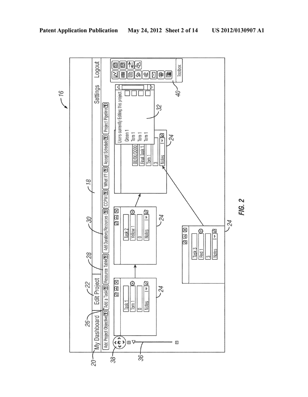 PROJECT MANAGEMENT SYSTEM AND METHOD - diagram, schematic, and image 03