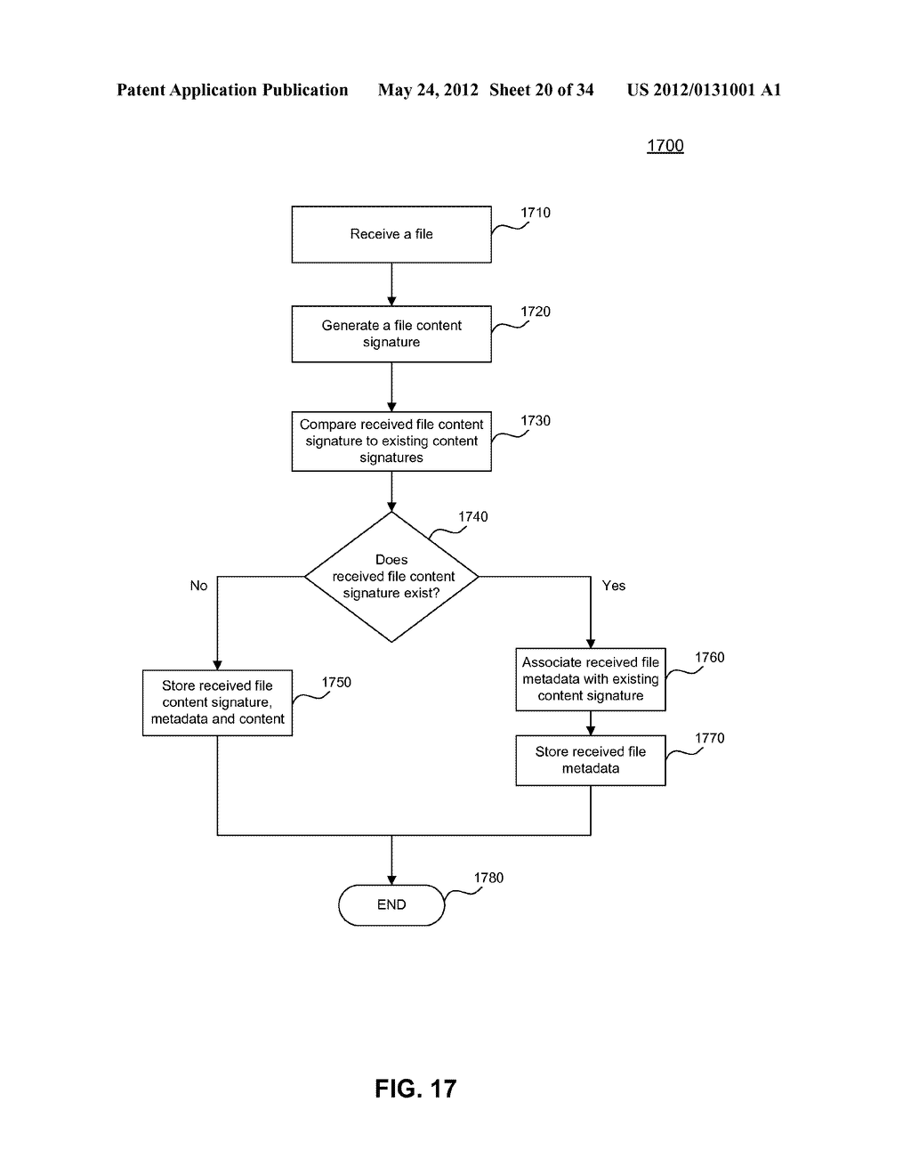 METHODS AND COMPUTER PROGRAM PRODUCTS FOR GENERATING SEARCH RESULTS USING     FILE IDENTICALITY - diagram, schematic, and image 21