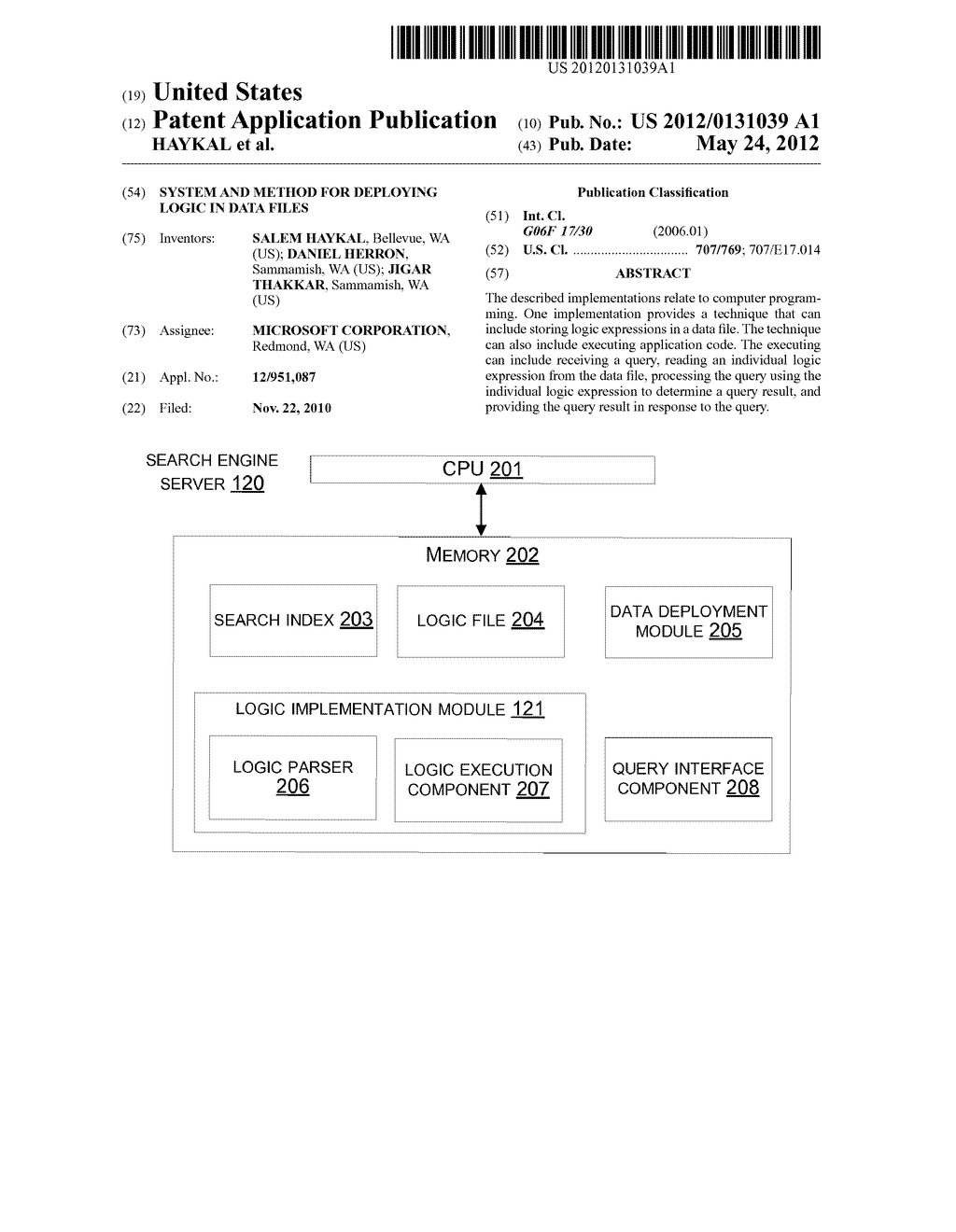 SYSTEM AND METHOD FOR DEPLOYING LOGIC IN DATA FILES - diagram, schematic, and image 01