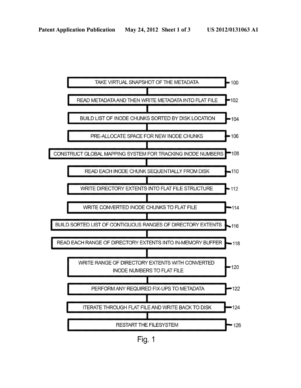 METHOD FOR RELIABLE AND EFFICIENT FILESYSTEM METADATA CONVERSION - diagram, schematic, and image 02