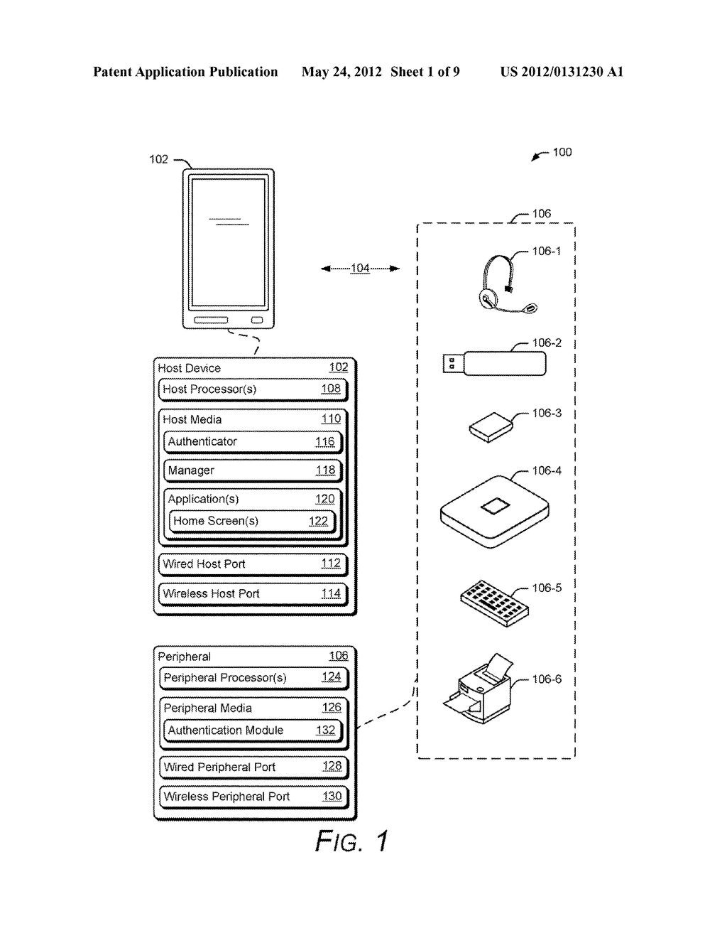 Authenticating, Tracking, and Using a Peripheral - diagram, schematic, and image 02