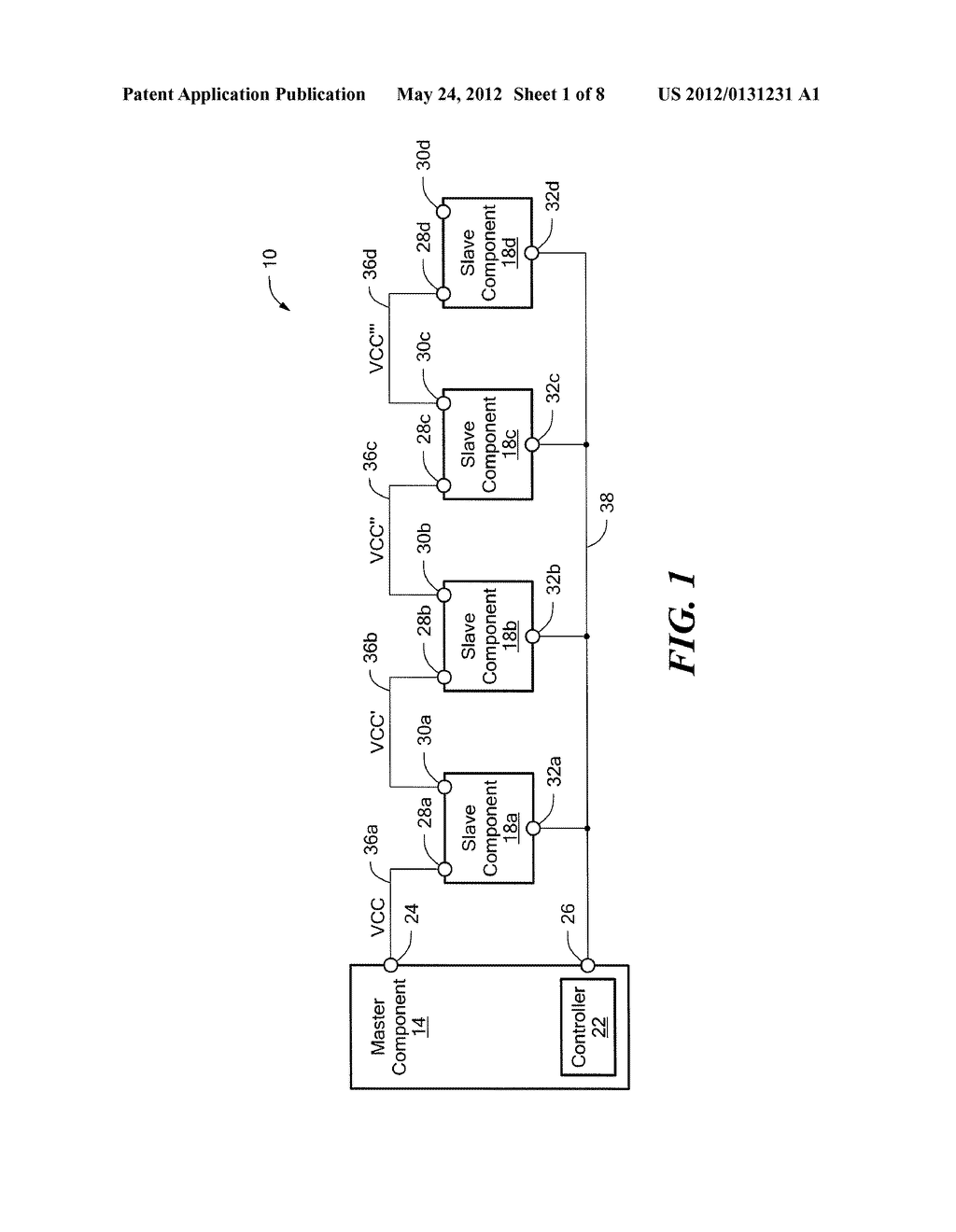 DETERMINING ADDRESSES OF ELECTRICAL COMPONENTS ARRANGED IN A DAISY CHAIN - diagram, schematic, and image 02