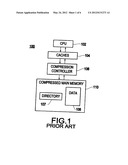 METHOD AND SYSTEM FOR STORING MEMORY COMPRESSED DATA ONTO MEMORY     COMPRESSED DISKS diagram and image