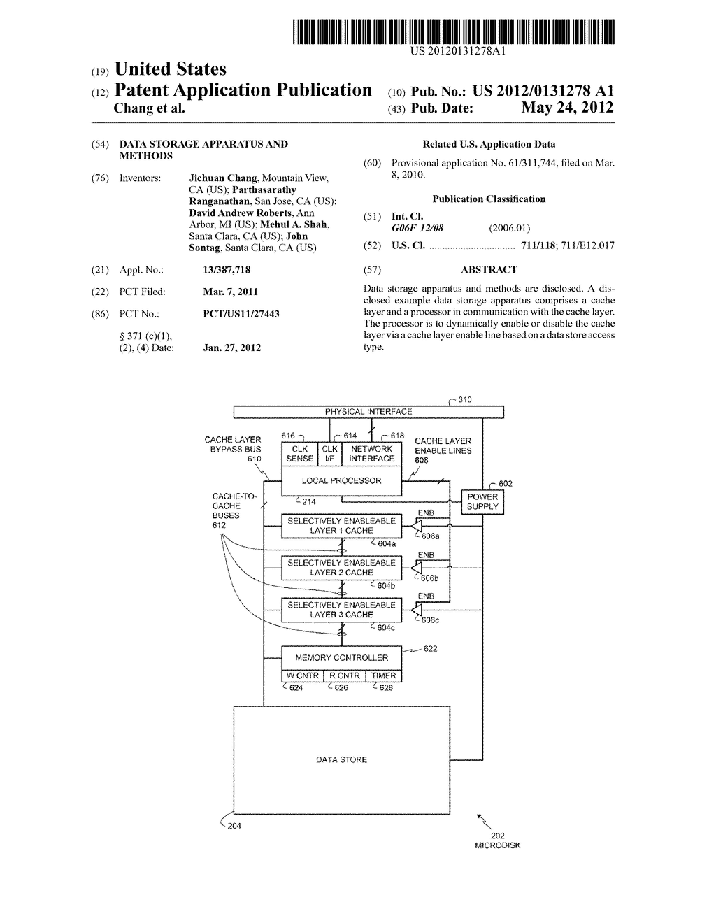 DATA STORAGE APPARATUS AND METHODS - diagram, schematic, and image 01