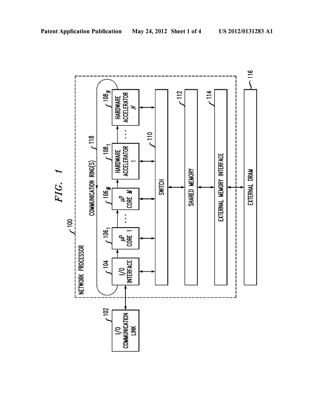 MEMORY MANAGER FOR A NETWORK COMMUNICATIONS PROCESSOR ARCHITECTURE - diagram, schematic, and image 02