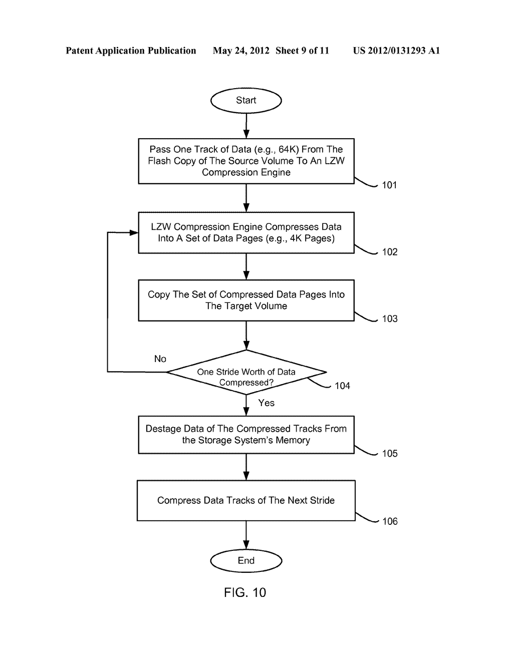 DATA ARCHIVING USING DATA COMPRESSION OF A FLASH COPY - diagram, schematic, and image 10