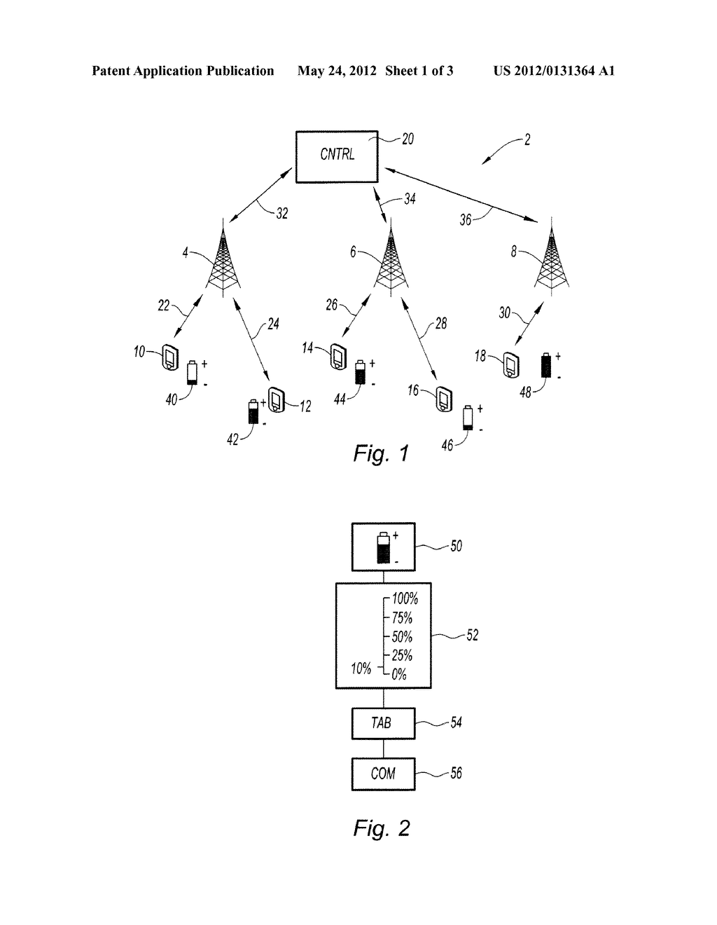 Method For Managing the Charge Level of a Battery in a Mobile Terminal,     Corresponding Management System and Computer Program - diagram, schematic, and image 02