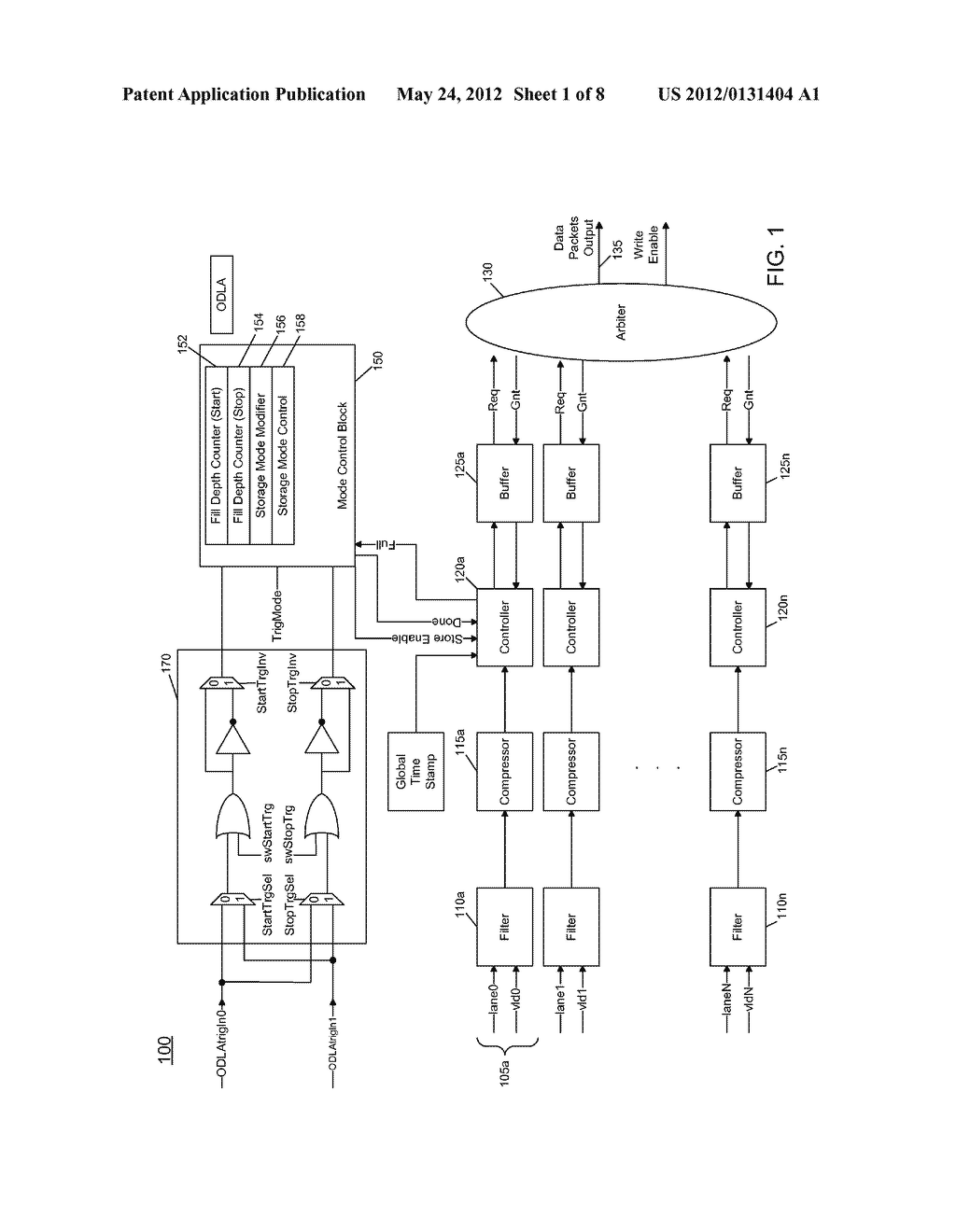 Providing An On-Die Logic Analyzer (ODLA) Having Reduced Communications - diagram, schematic, and image 02