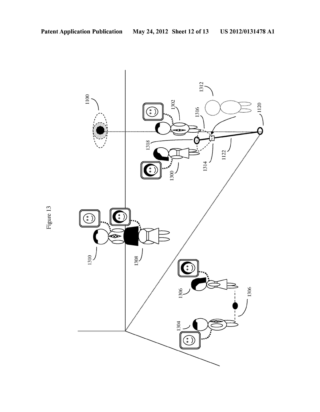 METHOD OF CONTROLLING AVATARS - diagram, schematic, and image 13