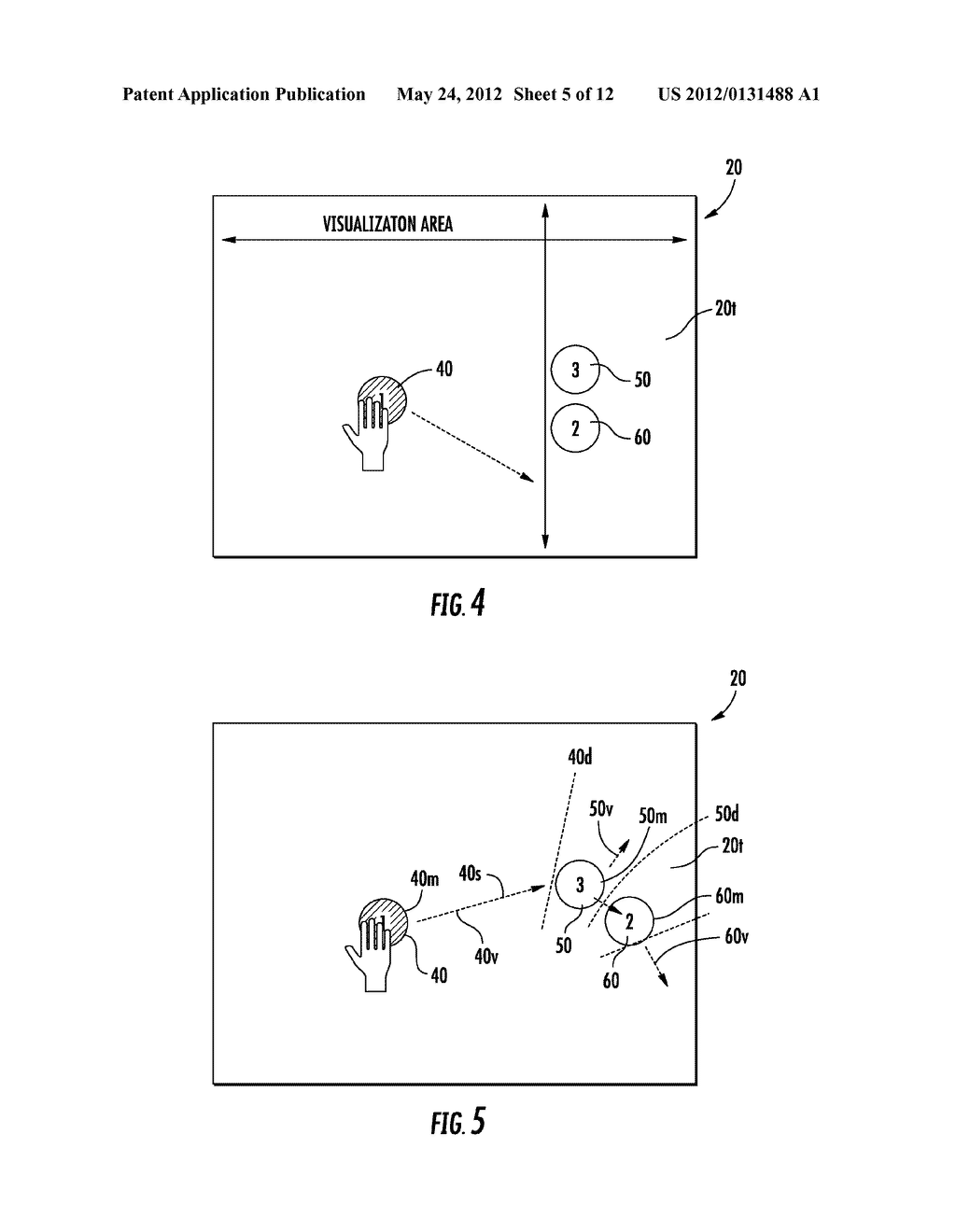 GUI CONTROLS WITH MOVABLE TOUCH-CONTROL OBJECTS FOR ALTERNATE INTERACTIONS - diagram, schematic, and image 06