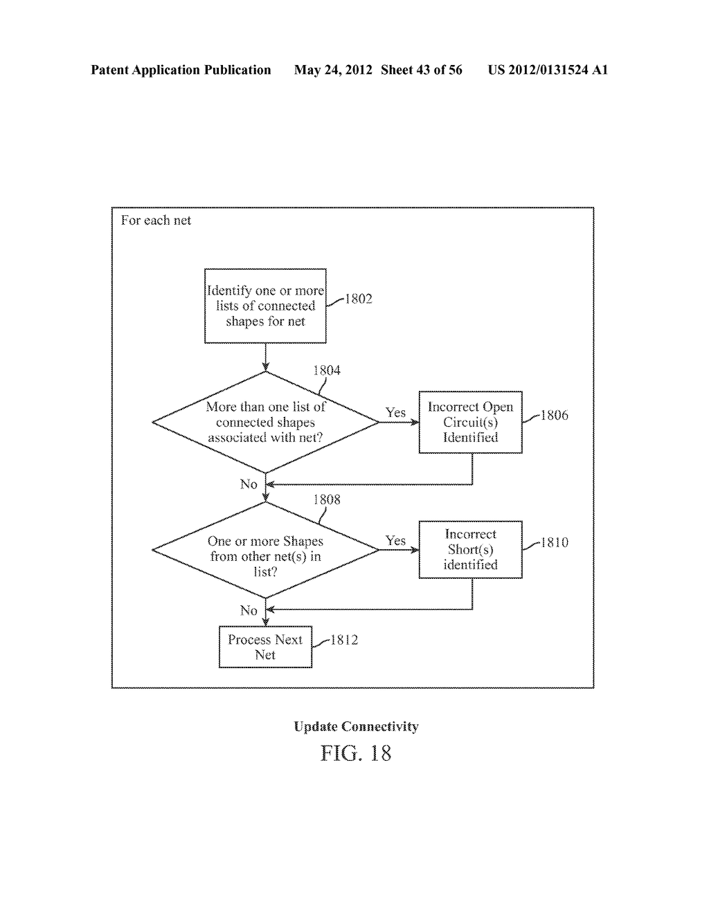 METHOD AND MECHANISM FOR IDENTIFYING AND TRACKING SHAPE CONNECTIVITY - diagram, schematic, and image 44