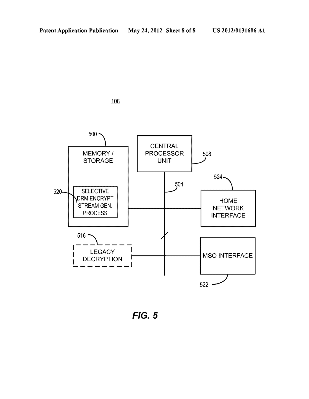 Enabling DRM-Encrypted Broadcast Content Through Gateway into the Home - diagram, schematic, and image 09