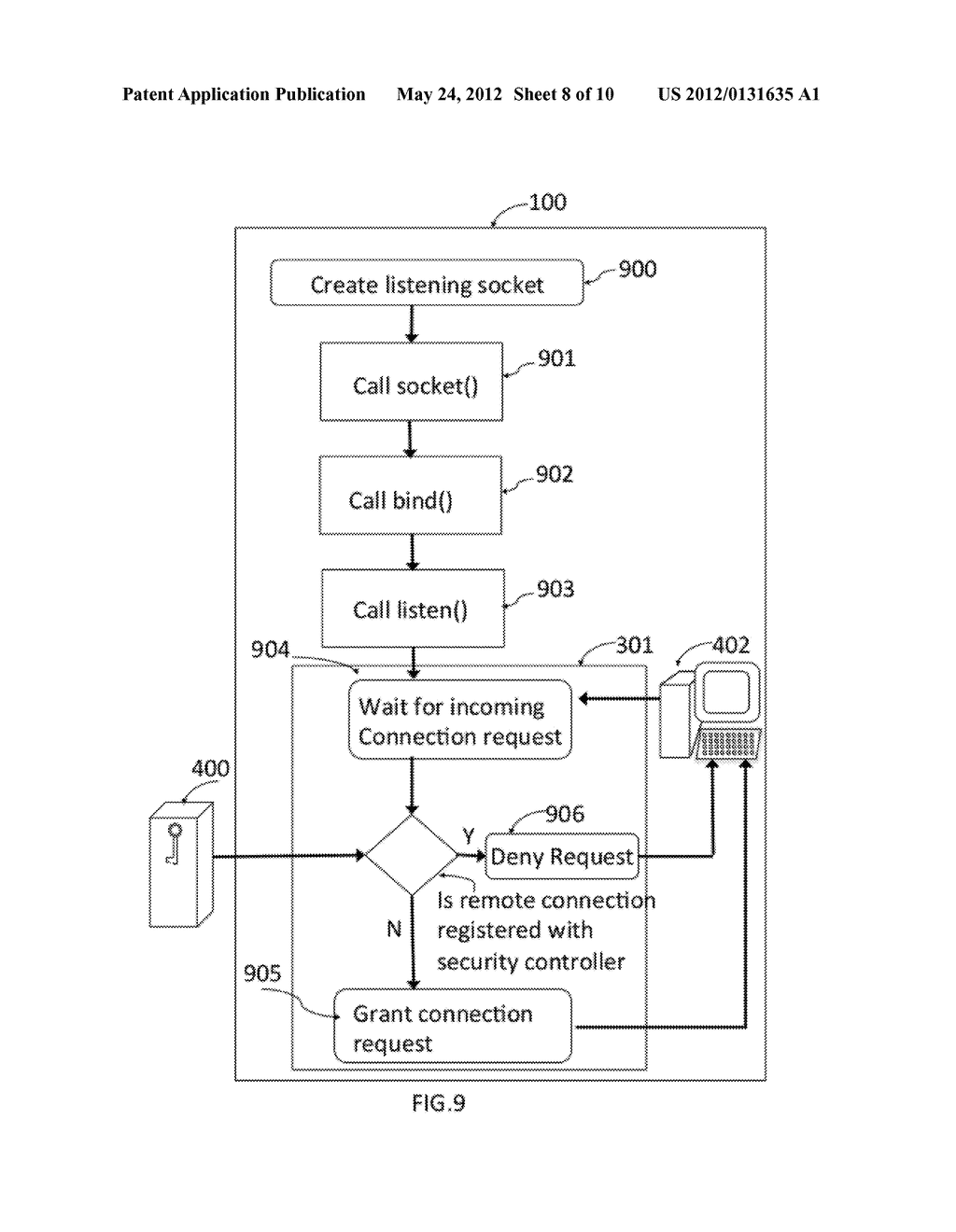 METHOD AND SYSTEM FOR SECURING DATA - diagram, schematic, and image 09